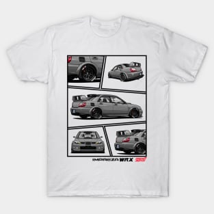 Impreza WRX STI Hawkeye Grey, JDM Car T-Shirt